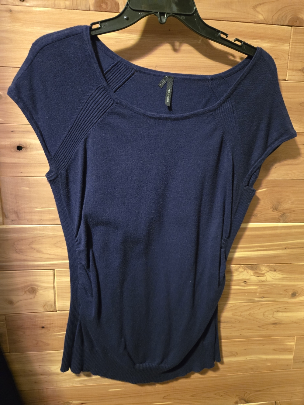 Maurices Navy Short Sleeve Knit Tunic